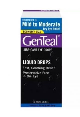 Alcon Genteal Lubricant Mild To Moderate Eye Drops 25ml Collectable 5/2017