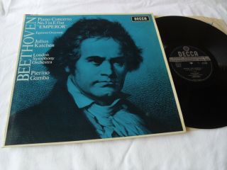 Katchen / Gamba - Beethoven Piano Concerto No.  5 Decca Wideband Sxl 6109