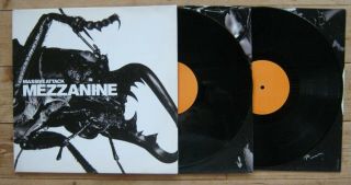Massive Attack Mezzanine Vinyl Record Lp X2 Wbrlp4 1998 1st Pressing Rare.