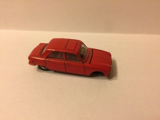 Dinky Toys Peugeot 204 Red 510 France For Repair Great Color