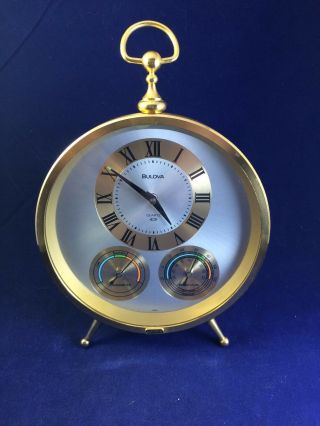 Conoco Service Award - Bulova Clock/thermometer/hygrometer