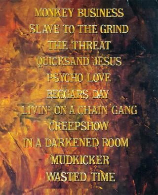 Skid Row - Slave to the Grind 1991 Korea Orig 1st Vinyl.  EX 11Tracks,  w/Insert. 4