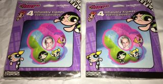 8 Vintage Powerpuff Girls Inflatable Blow Up Picture Frames Design Ware
