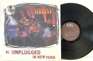 Nirvana Mtv Unplugged In York In - Shrink 180g Re - Issue Lp Vinyl Record Album