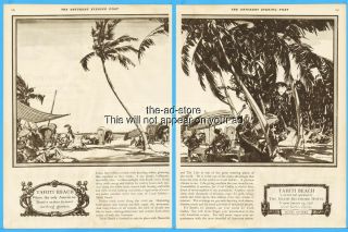 1926 Tahiti Beach Coral Gables Fl Miami Biltmore Hotel Opens January 24 Print Ad