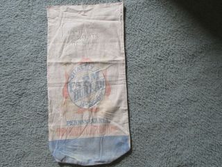 Vintage Pennsylvania Farm Bureau Cooperative Canvas Cloth Seed/sack Bag