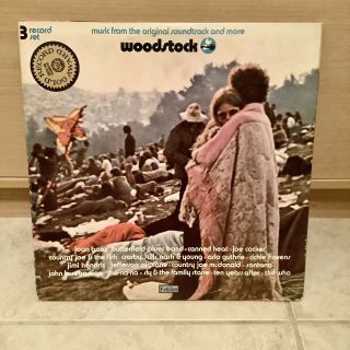 1970 Woodstock 3 Record Set Sd3 - 500 Cotillion Records Vinyl Lp Album Nm