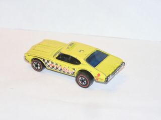 70s Hot Wheels Redline Maxi Taxi OLDS 442 WHITE LIGHT SPECIAL 2