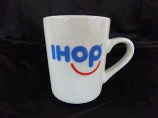 Ihop Smiley Coffee Mug Tuxton Diner Cup White Great Gift