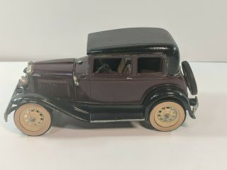 Vintage Hubley Toys Ford Model A Metal Car 854 - 5k - No Box - Worn