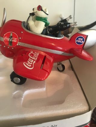 Coca Cola Refreshment In The Air Polar Bear In Airplane Musical Action Coke