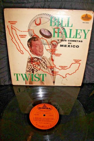 Bill Haley And His Comets Twist En Mexico 1962 Mexican 12 " Lp Surf Rockabilly