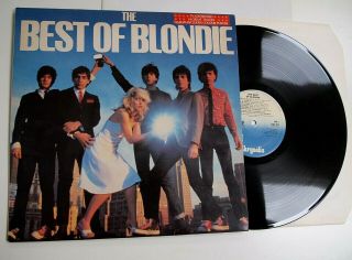 The Best Of Blondie Lp Vinyl Ex Uk Greatest Hits Album Rare Poster Debbie Harry