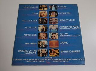 THE BEST OF BLONDIE LP VINYL EX UK Greatest Hits Album Rare Poster Debbie Harry 4