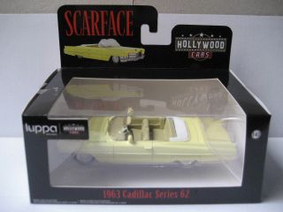 1963 Cadillac Series 62 Scarface Hollywood Cars Greenlight Luppa 1/43