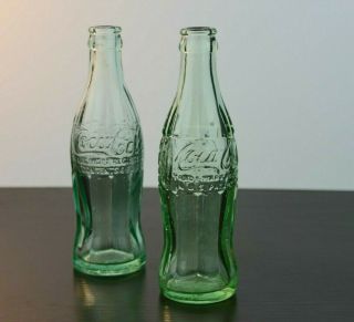 Vintage Coke Bottles (coca - Cola) Lowell,  Ma And Providence,  Ri 1923