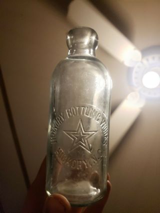 Rare Hickory Bottling Hutch Hutchinson Bottle Hickory Nc North Carolina 1