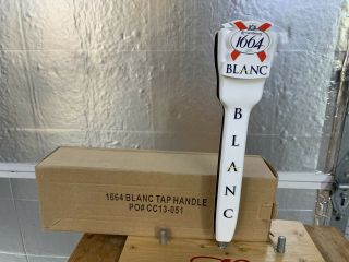Kronenbourg 1664 Blanc Beer Tap Handle Two Sided 11” Tall