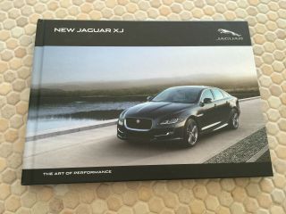 Jaguar Xj Xjl Xjr Supercharged Hardbound Prestige Sales Brochure 2016 Usa Ed