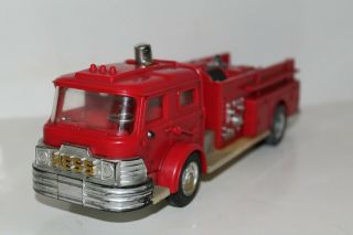 1970 Marx Hess Toy Fire Truck No Box Light & Motor Not
