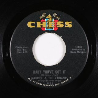 Northern Soul 45 - Maurice & The Radiants - Baby You 