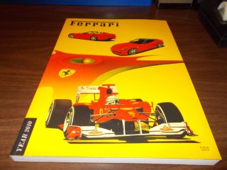 2010 Ferrari Annual Yearbook Large Deluxe Soft - Cover Book