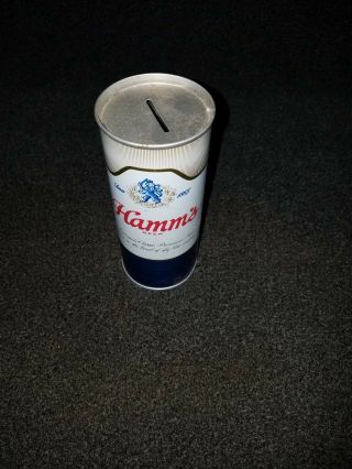 Vintage Hamm ' s Beer Can Bank - 2