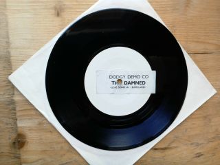 The Damned Love Sog / Burglar Dodgy Demo Co A1/b1 7 " Vg Vinyl Record Sgs 105