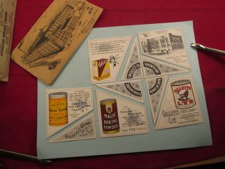Die Cut Puzzle - Food Brands By Gillette Food Products Of Toronto 1920,  S?