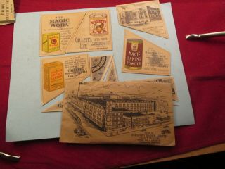 Ads Die Cut Puzzle - Food Brands By Standard Brands & Gillette Of Toronto 1920s?