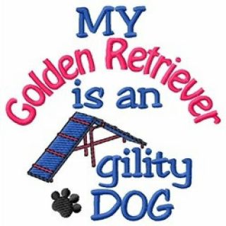 My Golden Retriever Is An Agility Dog Short - Sleeved Tee - Dc1902l