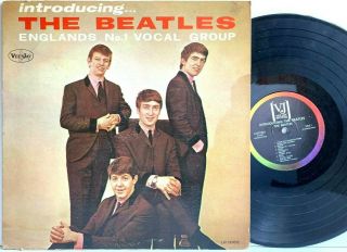 The Beatles - Introducing.  - Vee Jay Vj Color Label Lp Vinyl Record Album