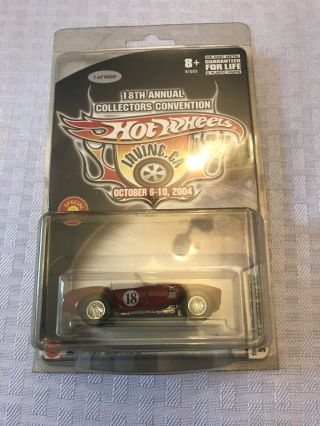 2004 Hot Wheels 18th Annual Collectors Convention Shelby Cobra 427 S/c 1 Of 4000