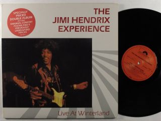 Jimi Hendrix Experience Live At Winterland Polydor 2xlp Vg,  /vg,  Uk W/ Poster