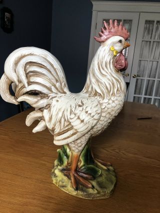21” Tall Ceramic Rooster