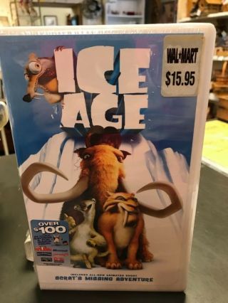 Ice Age Vhs Movie Vcr Tape