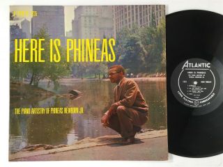 Phineas Newborn Jr.  Here Is Phineas Atlantic Black Label Mono Jazz Lp