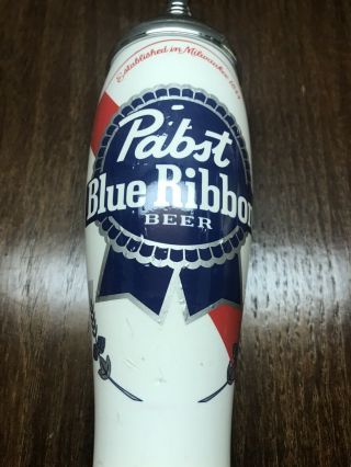 Vintage Pabst Blue Ribbon Pub Can Beer Draft Tap Handle 11 1/2” 3