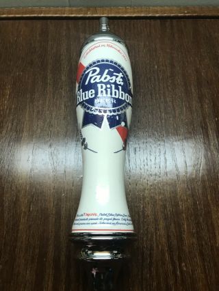 Vintage Pabst Blue Ribbon Pub Can Beer Draft Tap Handle 11 1/2” 4