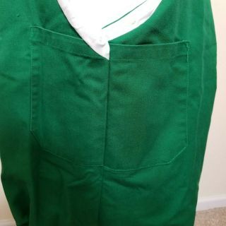 Starbucks Apron Shoulder Bag Green White Front Pockets Pineapple Print 5