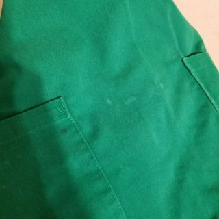 Starbucks Apron Shoulder Bag Green White Front Pockets Pineapple Print 8