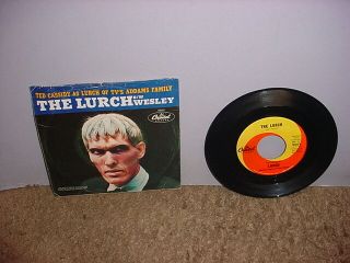 The Lurch By Ted Cassidy 45 W/ Picture Sleeve