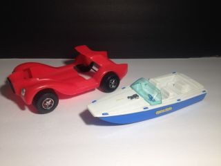 Vintage Processed Plastic combination Boat/Car 2