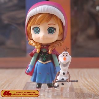Anime Disney Frozen Anna Q Model 550 4 " Pvc Cute Action Figure 2faces Gift Toy