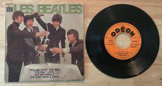 Rare French Beatles Ep Odeon Soe 3775 Its Only Love
