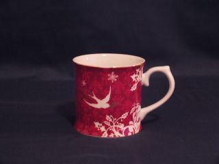 2006 Starbucks Christmas Red With White Doves And Holly,  Mug,  Lotde3
