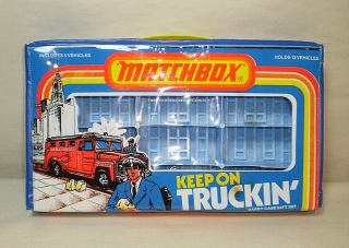 Vtg.  Matchbox Carry Case Gift Set - Empty Case - Holds 12 Vehicles - 1979 - Made In Usa
