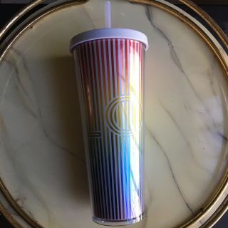 Starbucks 2019 Rainbow Pride Love Cold Cup Tumbler 24 Oz Venti