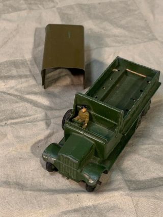 Meccano Dinky Toys 50s 60s Army Covered Wagon Truck Made In England