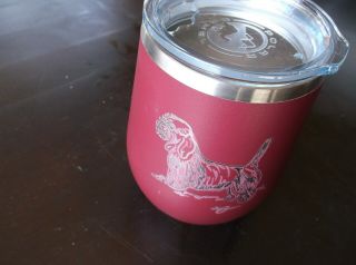 Pbgv - Hand Engraved,  Stainless Wine Cup By Ingrid Jonsson.
